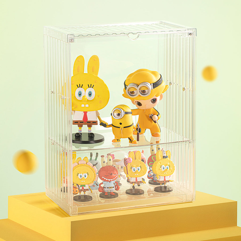 POP MART 400% Figurine Display Box Container (Transparent) – POP